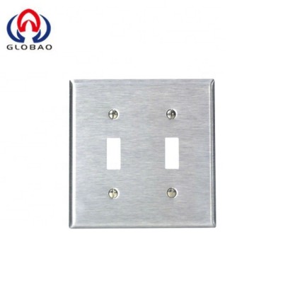 Brushed Finish Stainless Steel Wall Plate Cover/Stainless Steel Brushed Plate Cover